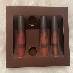KKW by Kylie cosmetics limited edition lip set.